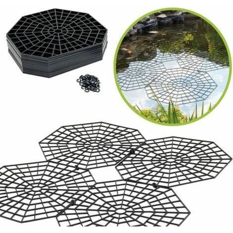 Grilles de Protection pour Étang - Protégez Votre Bassin Contre les Oiseaux et Assurez la Sécurité de vos Poissons - Lot de 20 Grilles 27 × 30 × 0,3 cm) (1/5)