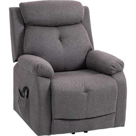 Fauteuil releveur massant KULUS gris (1/5)