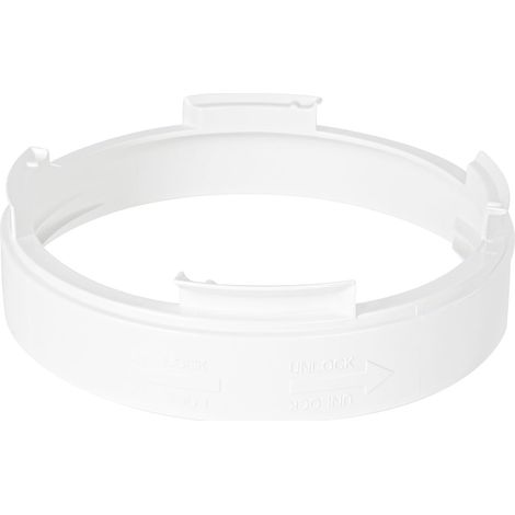Conector de manguera de escape para aire acondicionado portátil (15 cm) – Adaptador de conexión de conducto de aire, ABS, blanco (1/5)