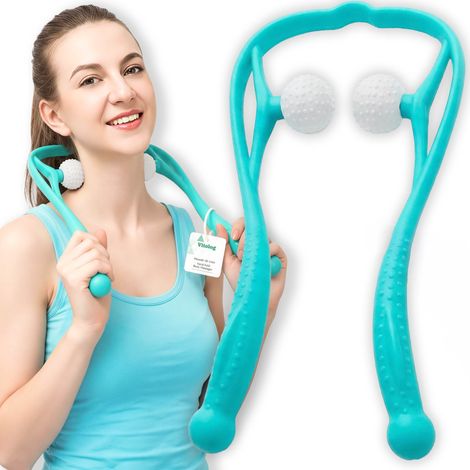 Masajeador Shiatsu BC para espalda, cuello, piernas y cuerpo, portátil.