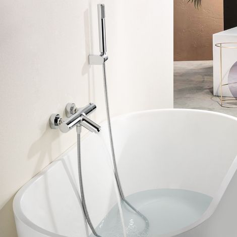 Imex -  Grifo Ducha y Bañera Termostatico  Cromado Serie Monza