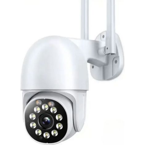 Telecamera Videosorveglianza Wifi 12 led Sorveglianza 3.6mm 2 Antenne (1/5)