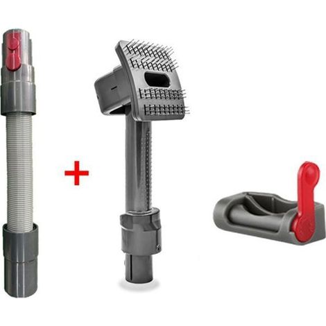 Accessoires pour aspirateur- HAWUJ - 1 set (brosse+tuyau+verrou) - pour Dyson V7/V8/V10/V11 (1/5)