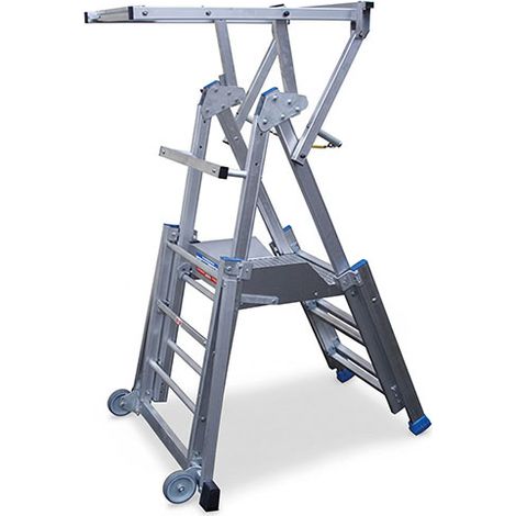 Stehleiter für Treppen de 3 bis 4 Stufen - Maximale Arbeitshöhe 3.00m - PIRC100