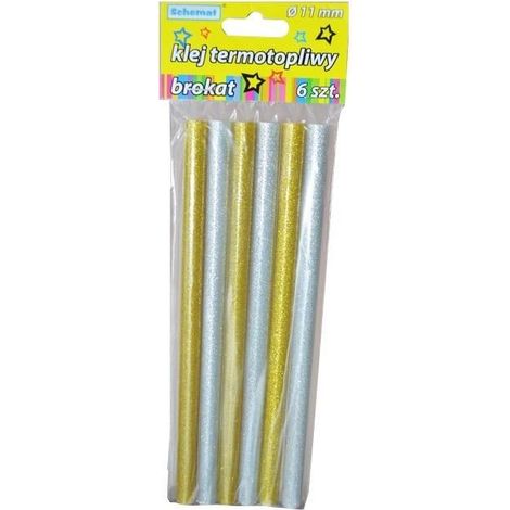 Pistolet à colle thermofusible, 6 paillettes