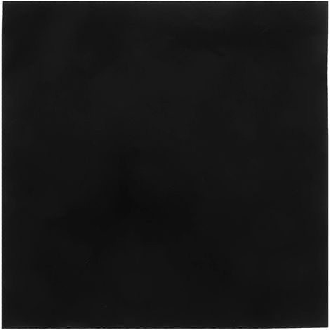 Tapis de protection en silicone résistant à la chaleur pour plaques à induction, réutilisable.-25X25CM-Black (1/4)