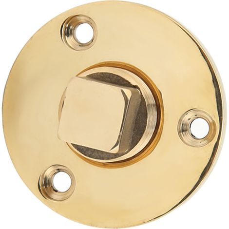 Kit bouchon de vidange marine 25mm/1in trou de fixation bronze poli miroir pour viviers glacières bateau (1/5)