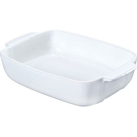 Pirofila in ceramica signature bianco 29x19 cm (1/4)