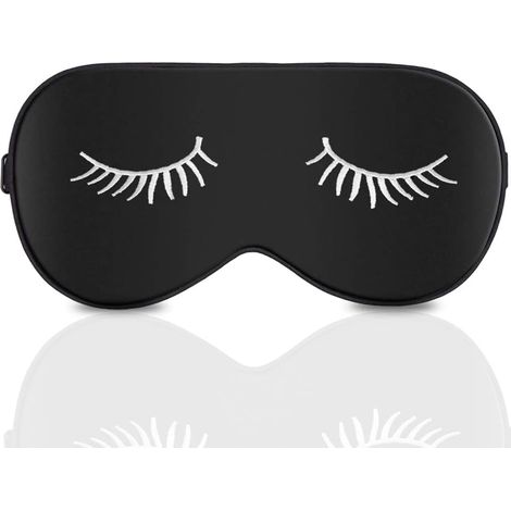 Mascarilla Para Dormir - Seda De Morera 100% - Tapaojos Ajustable Sin Presión En La Cabeza - Bloqueo Total De Luz - Para Viaje Siesta Y Noche - Paquete De 2 Unidades (1/5)