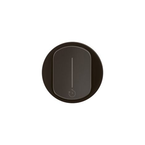 Enjoliveur pour interrupteur temporisé - 2 fils - Sans neutre - Céliane 2024 - CN0077 - Legrand - Noir (1/2)