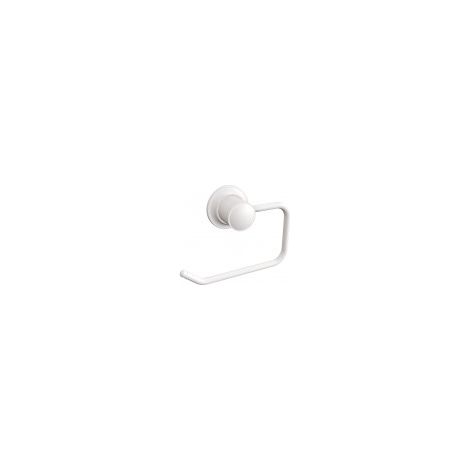 Soporte blanco para papel higiénico