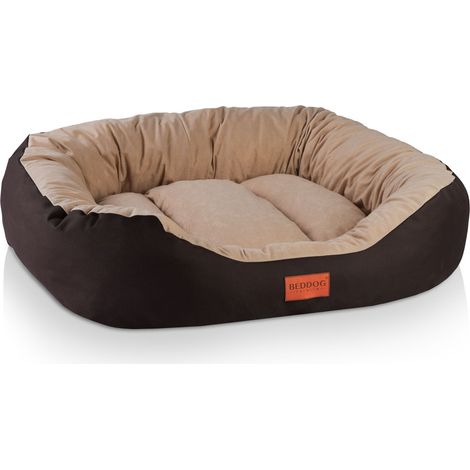BedDog Cama Perro - Cama Para Perros - Camas Perros Grandes - Colchoneta:XL, MELANGE (beige/marron) (1/5)