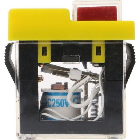 KJD6 5E4 Interrupteur électromagnétique étanche magnétique 250 V 6 A Protection contre les coupures de courant Interrupteur à outils Bouton de démarrage Classe (1/4)