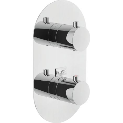 Externer 1-Wege-Unterputz-Thermostat für Nobili Dusche LIVE Serie WE00101/TCR  Verchromt - Messing