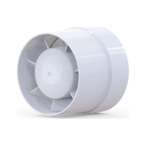 Ventilateur axial 100 mm, 12 W, 130 m/h, pour salle de bain, cuisine (1/5)