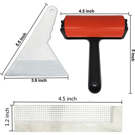 Accessoires de peinture diamant 5D, outil de Correction de règle à rouleau, 3 pièces (1/5)