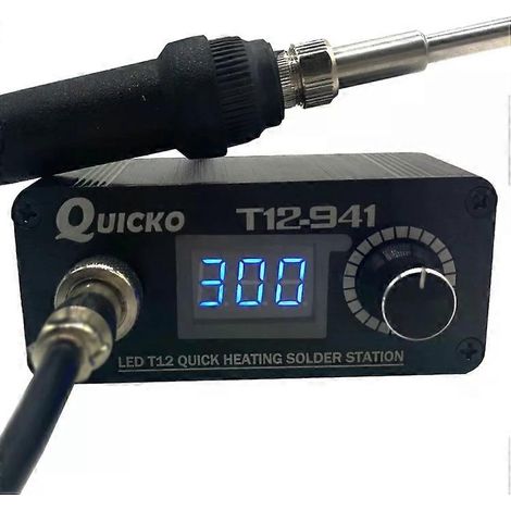 Station de soudage LED - Mini fer à souder portable T12-941 par (1/5)