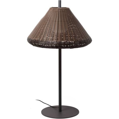 Faro SAIGON - Lampada portatile da esterno marrone chiaro, E27, IP65 (1/5)