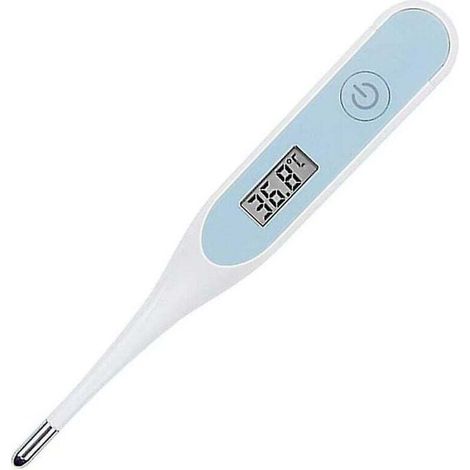 Bardusch-1 Pc Numérique Thermomètre Basal Thermomètre Électronique à Lecture Rapide 20 Secondes Thermomètre de Test Rapide pour Bébé Adulte（bleu） (1/4)