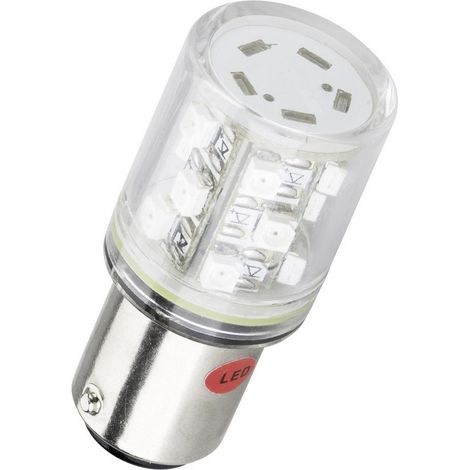 Barthelme 52190213 LED-Lampe Grün BA15d 24 V/DC, 24 V/AC 32 lm