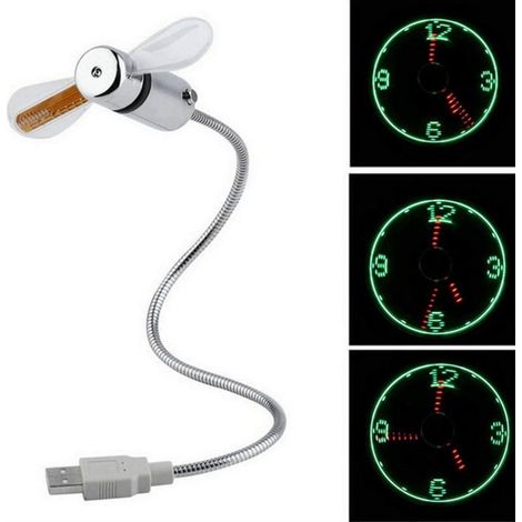 ventilateur USB flexible à LED pour ordinateur portable PC (1/5)