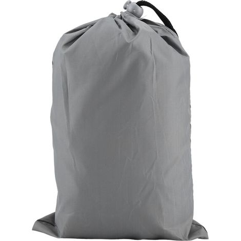 Telo di copertura antipolvere per tavolo rotondo, impermeabile, per esterni, per mobili da giardino, patio (grigio) -Crezuo