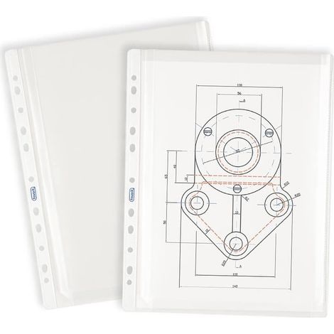 Elba 400148443 enveloppe A4 (210 x 297 mm) Transparent 10 pièce(s)