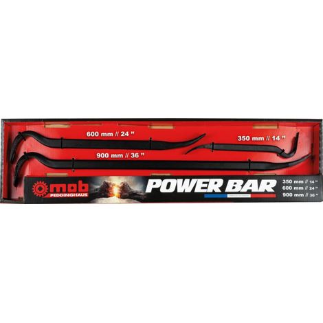 Peddinghaus juego de palancas de uña Power Bar longitud total 350 /  600 /  900 mm - 7187000301 (1/2)