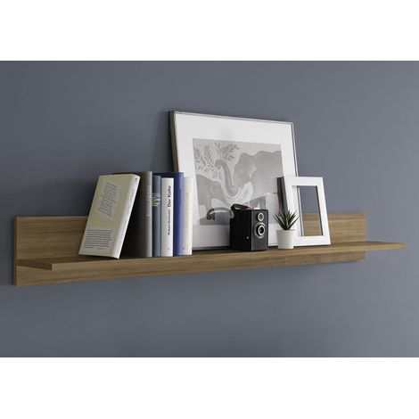 Etagère murale 138 cm chêne mercure Agathe (1/2)