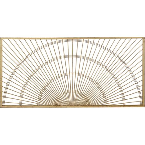 Tête de lit chic en rotin pour chambre élégante - Marron naturel tressé (1/3)