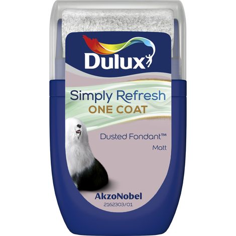 Dulux Simply Refresh One Coat Matt Tester Pot - 30ml - Dusted Fondant