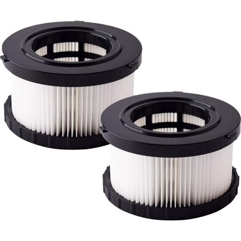 Trade-Shop 2x Ersatz für HEPA-Filter DeWalt DC 5151 H DC5151H kompatibel mit DC 515 DCV 517 N DCV517N DCV517N-XJ 18V / Rundfilter Staubfilter (1/3)