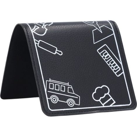 Bracket of trip foldable for phone/tablets  Clip for seat weather vane  Flexible and lightweight  Universal  Black (1/5)