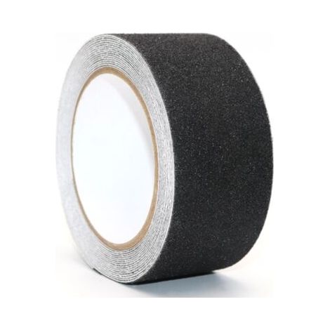 Ruban antidérapant en PVC noir 5m x 5cm pour escaliers, marches, sols, décoration de sécurité (1/5)