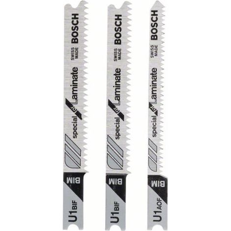 BOSCH LAMES POUR SCIE SAUTEUSE 2 X U1 BIF 1 X U1 AOF (1/4)