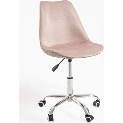 Sillas de escritorio - Silla Neo Terciopelo - Rosa