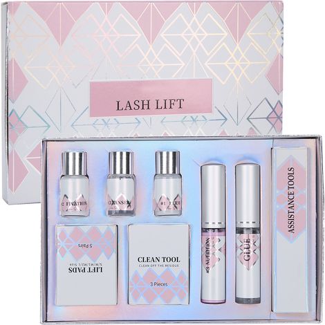 Kit professionnel pour perm de cils, lot de liquides et outils de bouclage pour usage en salon (1/5)