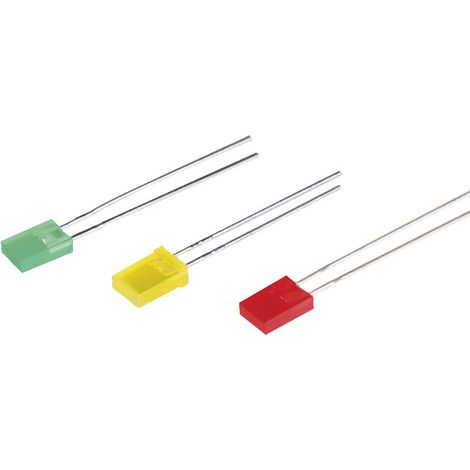Packung mit 100 Stück LED 2x5 mm Farbe grün Electro Dh 12.675/2X5/V 8430552021680