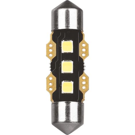 12V Ultra-Lumen Series - 11,3x36 mm - SV8,5-8 - 1 pz  - Scatola - Bianco - Doppia polarità