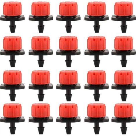 100PCS Drip Irrigation Drippers, Sprinkler Nozzles, Garden Emitter, 360° Adjustable Automatic Drip Watering for Plants, Greenhouses, Lawns, DIY (1/5)