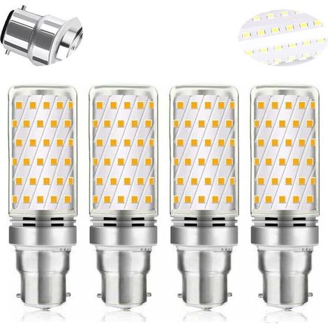 Ampoule LED Mais B22 16W Blanc Froid 6000K,Betterlife 1600LM, Équivalent Halogène 100W-120W, AC 230V, Ampoule pour Garage/Studio, non-dimmable, lot de 4 (1/4)