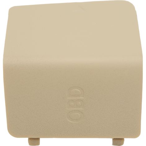 Cache-prise de diagnostic OBD 51437144966, remplacement pour BMW Série 1 E81 E82 E87 E88 (conduite à gauche), beige (1/5)