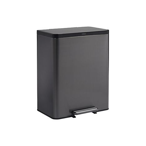 Rubbermaid Pattumiera a pedale Elite Dual Stream capacità 36 (1/3)