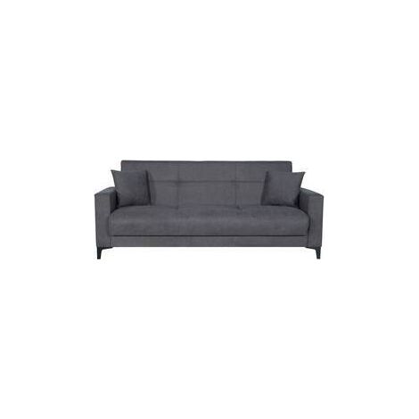 DIVANO PRONTO LETTO BRAVO 3P BACOS GRIGIO