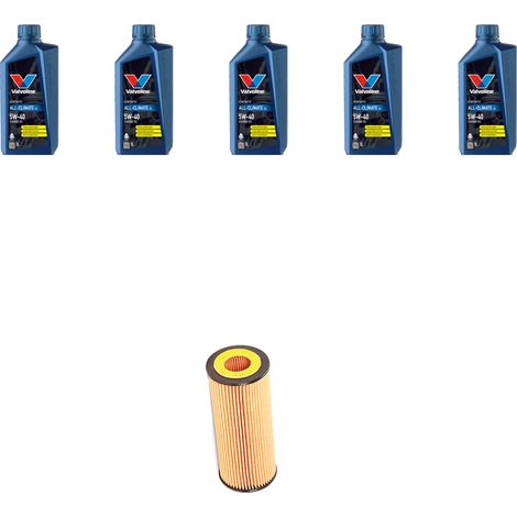Kit filtro olio e 5L compatibile con Seat Leon 1.9 TDI Cupra 4 110kw Dal 2001 al 2005 (1/3)