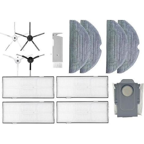Per S8 / S8+ / S8 Pro Ultra Filtro HEPA accessorio Spazzola principale/laterale Sacchetto raccoglipolvere per robot aspirapolvere (1/5)