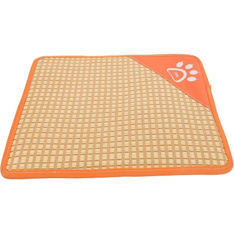 Tapis pour Animaux De Compagnie Tapis De Paille pour Chien Lit De Refroidissement pour Chien Coussin Cool pour Animaux De Compagnie Coussin Chien (1/5)