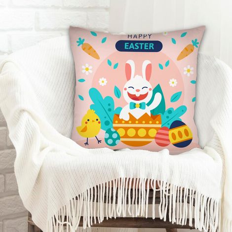 Housses de coussin en polyester résistante facile d'entretien pour petite amie petit ami (1/5)