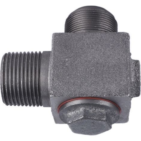 Clapet anti-retour unidirectionnel en fonte, coude de 10 mm, pour compresseur d'air (pièces détachées). (1/5)