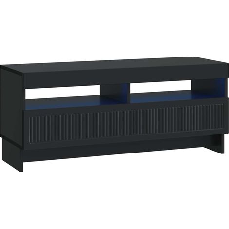 vidaXL Mobile TV LED Nero Legno ingegnerizzato (1/5)